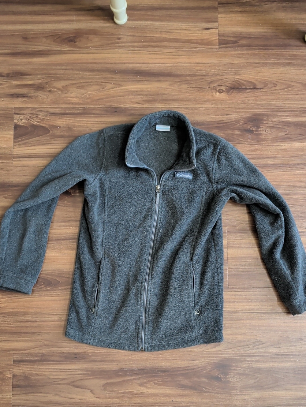 Columbia Kids Charcoal Full-Zip Fleece Jacket